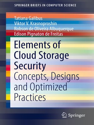 cover image of Elements of Cloud Storage Security